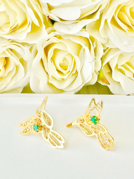 Aretes Filigrana Colibrí  image 0